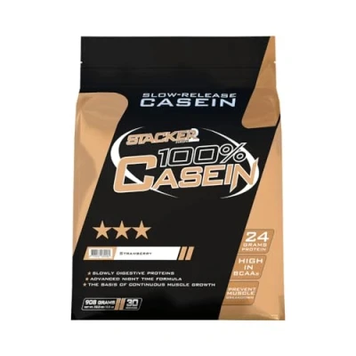 Afbeelding van 100% Casein 908gr Aardbei