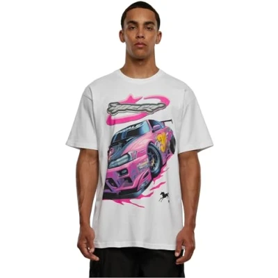 Afbeelding van Upscale by Mister Tee Speed Heavy Tshirt print, Heren, Maat: 3XL, White