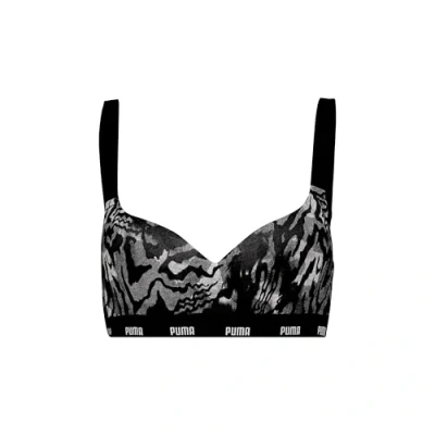 Afbeelding van Comfort korte top voor Dames, Zwart, Maat XS PUMA