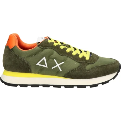 Afbeelding van Sun68 Tom Solid Nylon Men Lage sneakers Heren Groen Maat 42