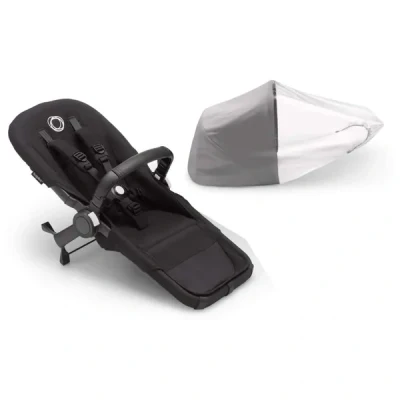 Afbeelding van Bugaboo Uitbreidingsset Donkey5 Duo Midnight Black