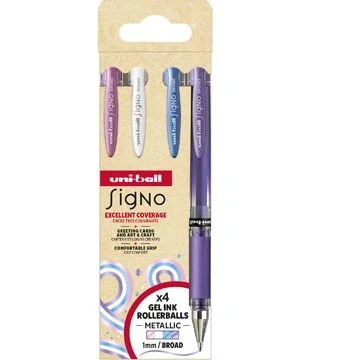 Afbeelding van Signo Broad Creative gelroller, etui 4 kleuren assorti