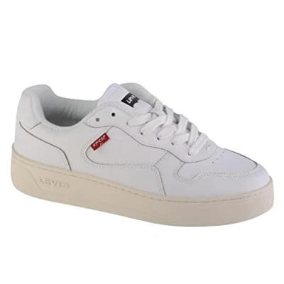 Afbeelding van Levi&#039;s Glide S Sneakers laag, Dames, Maat: 39, Regular white Leer