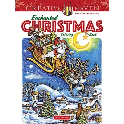 Afbeelding van Creative Haven Enchanted Christmas Coloring Book