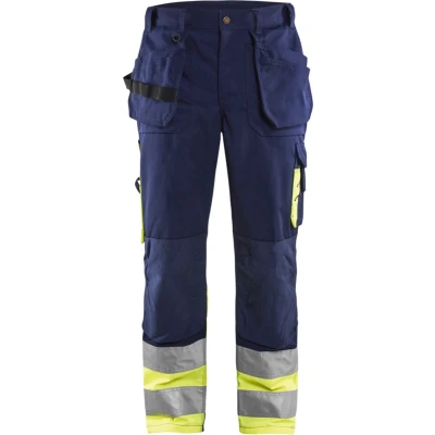 Afbeelding van Blaklader Werkbroek High Vis 1529 1860 Marine/High Geel C44