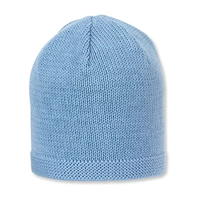 Afbeelding van Sterntaler Gebreide biologische muts medium blauw