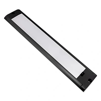 Afbeelding van Dream Lighting Onderkastverlichting met Sensor Zwart 12Volt Dimbaar Lichtbalk voor RV Camper Caravan Boot Onderkast Lamp Keuken Warm Wit 3000K 32CM 8W 490LM