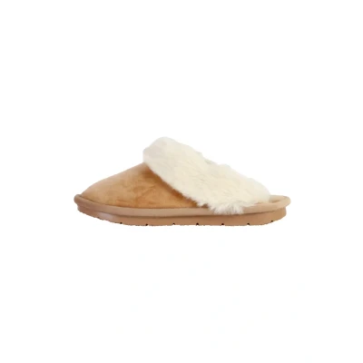 Afbeelding van Scholl Brienne damespantoffels, 39 EU, Beige, EU