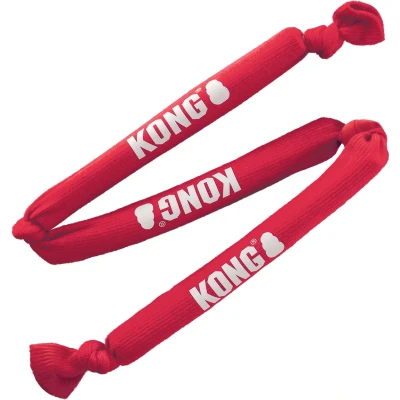 Afbeelding van Kong Signature Crunch Rope Triple Hondenspeelgoed 96.5 cm Rood Large