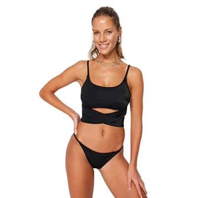 Afbeelding van Trendyol Zwart Braziliaans Bikinibroekje Tbess22Ba0232