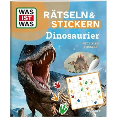 Afbeelding van Rätseln und Stickern: Dinosaurier