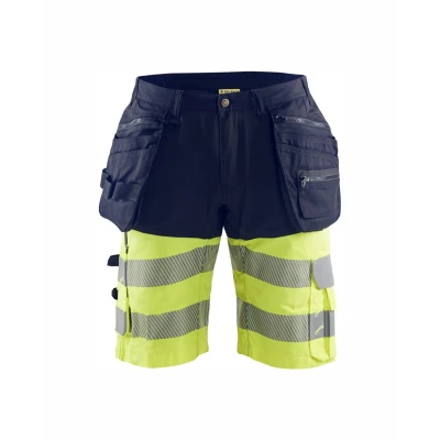 Afbeelding van Blaklader High Vis short 1596 1811 Marine/High Geel C48