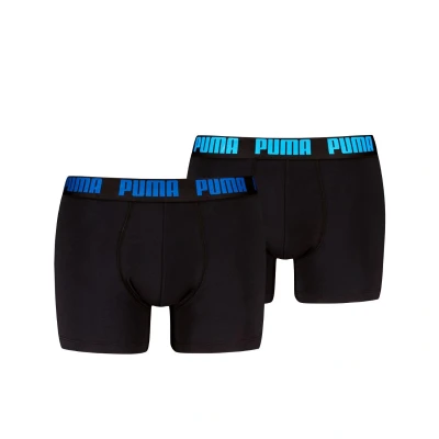 Afbeelding van Puma Boxershorts Everyday Basic 2 pack Black / Blue XXL