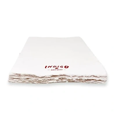 Afbeelding van Artway Indigo Handgemaakte 100% Katoen Rag Boek Blok 200gsm Mid Textuur A4 Naturel Wit