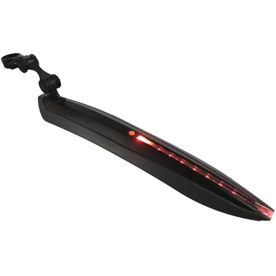 Afbeelding van Mirage Spatbord achter 24 28&quot;&quot; zadelpen met ledstrip