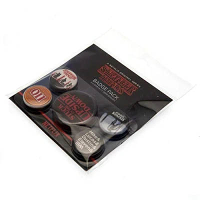 Afbeelding van Stranger Things Upside Down Badge Pack