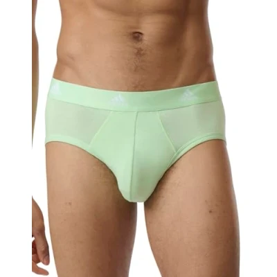 Afbeelding van adidas Sportswear Brief 6 PACK Slip, Heren, Maat: Small, Black/grey