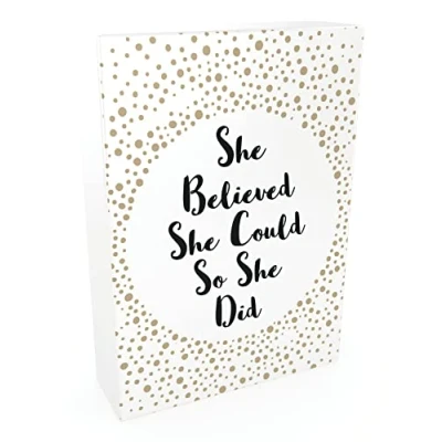 Afbeelding van She Believed Could So Did: 52 Beautiful Cards of Inspiring Quotes and Empowering Affirmations