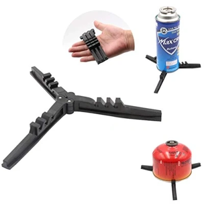 Afbeelding van Szaerfa Draagbare Opvouwbare Bus Stand, Brandstof Canister Statief Camping Gas Tank Beugel Voor Outdoor Wandelen Koken