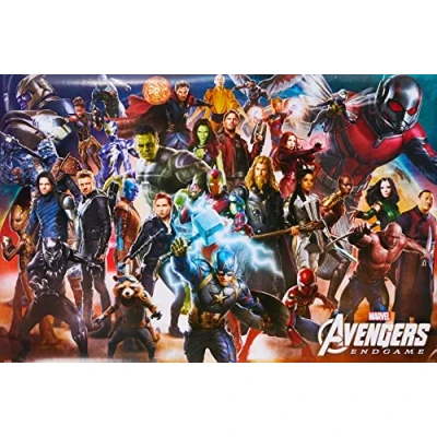 Afbeelding van Poster Marvel Avengers Endgame Line Up 91,5x61cm
