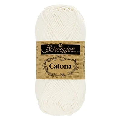 Afbeelding van Scheepjes Catona 105 Bridal WhiteGaren 10x100g