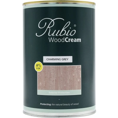 Afbeelding van rubio monocoat woodcream charming grey #8 1 ltr