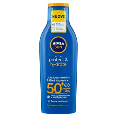 Afbeelding van Nivea Sun Protect &amp; Hydrate FP50+ hydraterende zonnemelk, zeer hoge bescherming, 200 ml