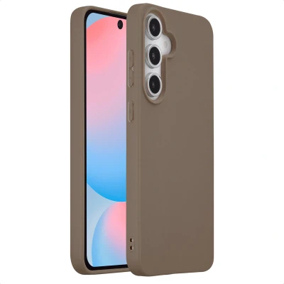 Afbeelding van imoshion Hoesje Geschikt voor Samsung Galaxy S24 FE Color Backcover Bruin