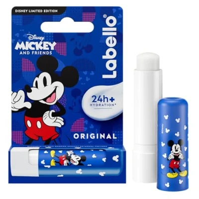 Afbeelding van LABELLO Mickey Limited Edition Disney hydraterende lipstick voor kinderen, langdurige lippenbalsem