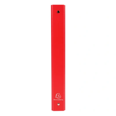 Afbeelding van EXACOMPTA Ringband Rug 40 mm 21 x 29,7 4 ringen Plastic Remborde 18 / 10e Rode kleur