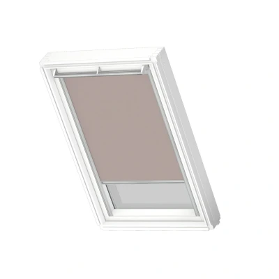 Afbeelding van VELUX Origineel Verduisterend Rolgordijn (DKL), Zilveren Kozijn, P10, 410, 3, Light Taupe