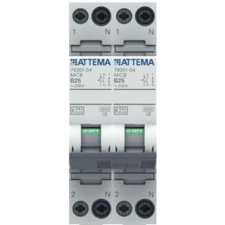 Afbeelding van Attema fornuisgroep 1p n 25a b kar at90208