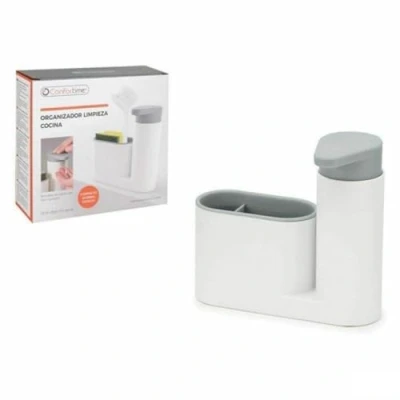 Afbeelding van Organizer Confortime Zeepschaal Wit 18 x 6 16 cm (12 Stuks)