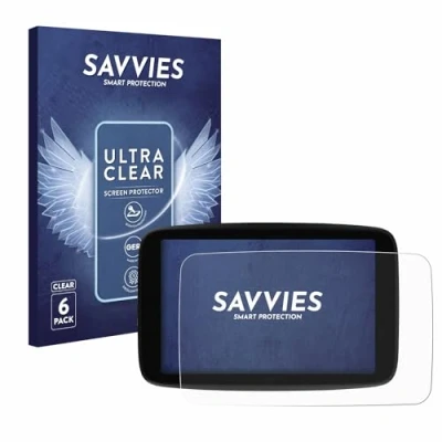 Afbeelding van Savvies Screenprotector voor TomTom GO Superior 7&quot; Folie Beschermfolie transparant (6 Stuks)