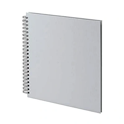 Afbeelding van Rössler Papier 1329452177 S.O.H.O. Wire O fotoalbum 290 x mm, 60 zwarte pagina&#039;s, steen, 1 stuk