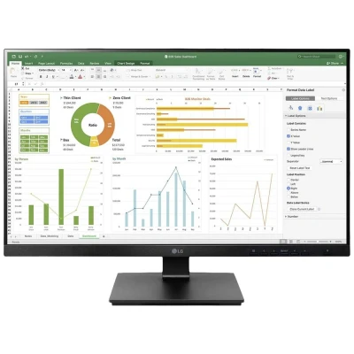Afbeelding van LG Electronics 27BN65YP B LCD monitor Energielabel E (A G) 68.6 cm (27 inch) 1920 x 1080 Pixel 16:9 5 ms DVI, HDMI, USB 3.2 Gen 1 (USB 3.0), Hoofdtelefoon