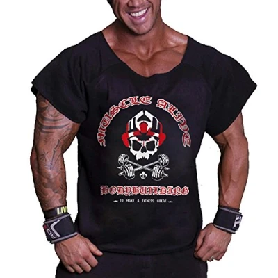 Afbeelding van Musclealive Bodybuilding Rag Top Training Terry katoen