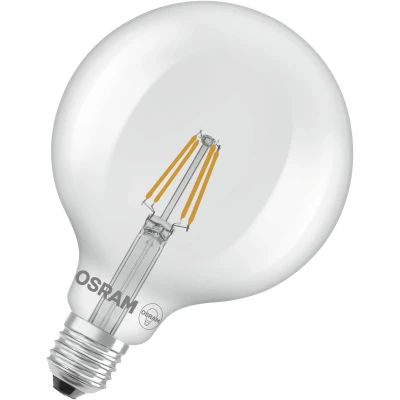 Afbeelding van OSRAM 4099854466274 LED lamp Energielabel D (A G) E27 3.4 W Warmwit (Ø x h) 125.00 mm 1 stuk(s)