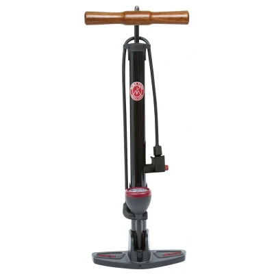 Afbeelding van Mijnenpieper Fietspomp around retro pressure met universele pompkop en nanometer 165 psi/ 11 bar zwart