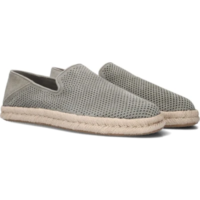 Afbeelding van TOMS Santiago Instappers, Heren, Maat: 40.5, Grey Leer