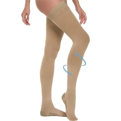 Afbeelding van BeOnTop Medische Compressiekousen Klasse 1 18 23 mmHg CE Gecertificeerde Steunkousen voor Dames en Heren, Anti Embolische Kousen, Postoperatief, Zwangerschap, Spataderen, Elastische Kousen