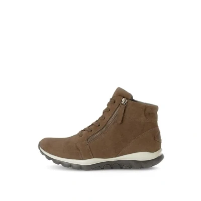Afbeelding van NU 20% KORTING: Gabor Rollingsoft Hoge veterschoenen met geprofileerde rubberzool