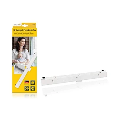 Afbeelding van Schellenberg 46600 Universele raamventilator passieve ventilatie voor het raamkozijn, wit