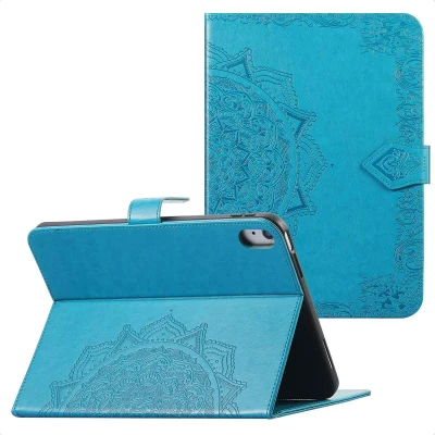 Afbeelding van Apple iPad Air 4 (2020) Hoes: imoshion Mandala Tablet Bookcase Turquoise Kunstleder Hoezen