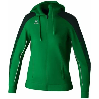 Afbeelding van Erima Evo Star Trainingsjack Met Capuchon Dames Groen Maat: 42