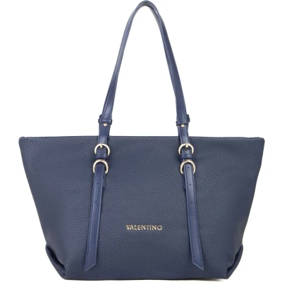 Afbeelding van VALENTINO Schoudertas Shopper Botaniko Re Shopping Bag Blu Donkerblauw