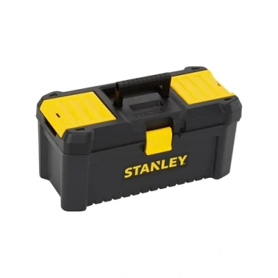 Afbeelding van Stanley STST1 75517 Gereedschapskist, 16 inch, 20 x 19,5 41 cm, stabiele gereedschapskoffer van kunststof, met kunststof sluitingen, organizer uitneembare draagkracht