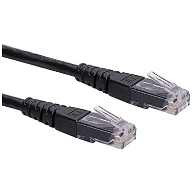 Afbeelding van Netwerkkabel Cat6 U/UTP 1 meter (100% koper, Zwart)
