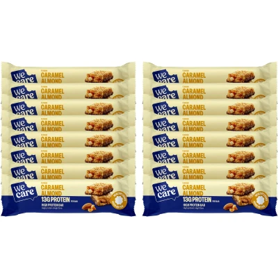 Afbeelding van 4x WeCare High Protein Bar Caramel Almond 45 gr