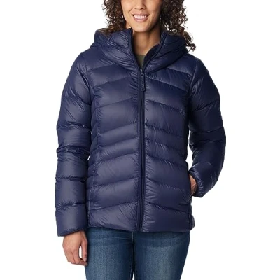 Afbeelding van Columbia Vrouwen herfst park donzen capuchon puffer jas, donker nachtelijk, XL, Donkere Nocturnal, XL